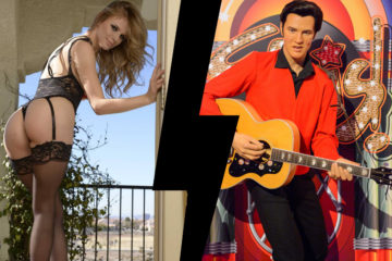 Jillian Janson and Elvis Presley